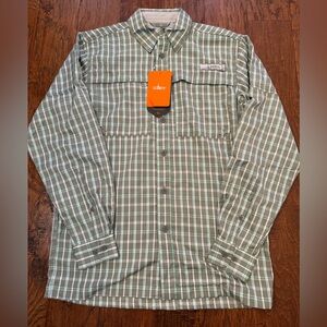 HABIT Outdoor/fishing Fish finder Sharkskin plaid button down